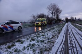Slippartij door gladheid in Assendelft