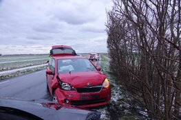 Slippartij door gladheid in Assendelft