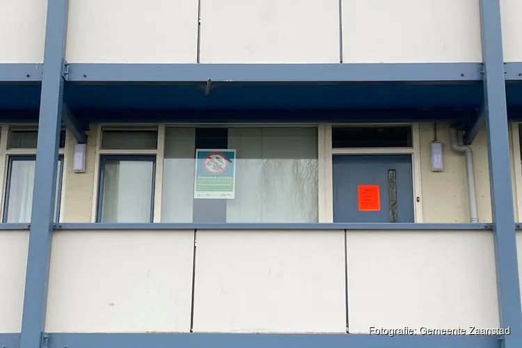 Pand Vondelstraat in Wormerveer gesloten voor drie maanden