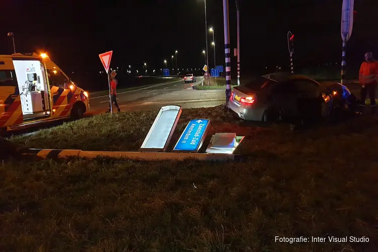 Eenzijdig ongeluk in Westzaan