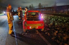 Veel schade na ongeval op N203