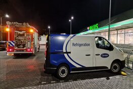Lekkende koelinstallatie in supermarkt zorgt voor gevaarlijke situatie
