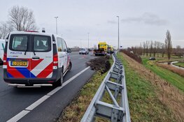 Ongeval op oprit van A8