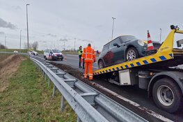 Ongeval op oprit van A8