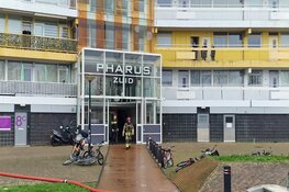 Brand in appartement aan Pharus in Zaandam
