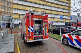 Brand in appartement aan Pharus in Zaandam