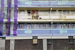 Brand in appartement aan Pharus in Zaandam