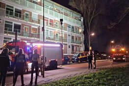 Brand in woning op de vierde verdieping in Zaandam