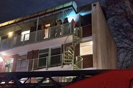 Brand in woning op de vierde verdieping in Zaandam