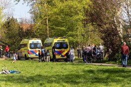 Botsing tussen boten in Agathapark in Krommenie