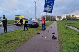 Auto van 227.000 euro crasht in Assendelft