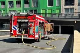 Brand in parkeergarage Hermitage in Zaandam