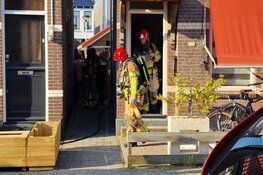Brand in achtertuin van woning Krommenie