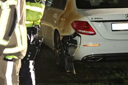 Twee caravans in brand in Zaandam