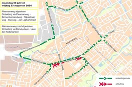 Nieuwe asfaltlaag voor Ned Benedictweg (N514) en Samsonweg in Zaanstad