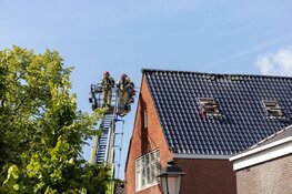 Brand in Parkstraat in Zaandam