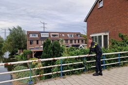 Persoon te water in Koog aan de Zaan