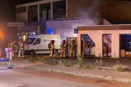Brand bij kringloopwinkel in Zaandam