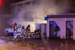 Brand bij kringloopwinkel in Zaandam