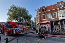 Brand in centrum Zaandam