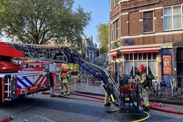 Brand in centrum Zaandam
