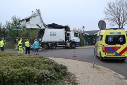 Vuilniswagen bijna in brand in Wormerveer