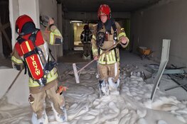 Brand tijdens werkzaamheden in pand Zaanweg in Wormerveer