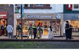 Brand in woning boven Lunchroom in Zaandam