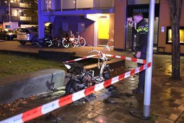 Scooter in brand in Zaandijk
