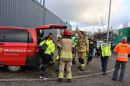 Groot gaslek aan C. van Uitgeeststraat in Zaandam