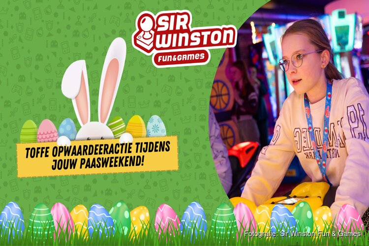 Pasen bij Sir Winston Fun & Games!
