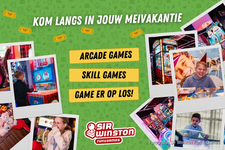 Meivakantie bij Sir Winston Fun & Games
