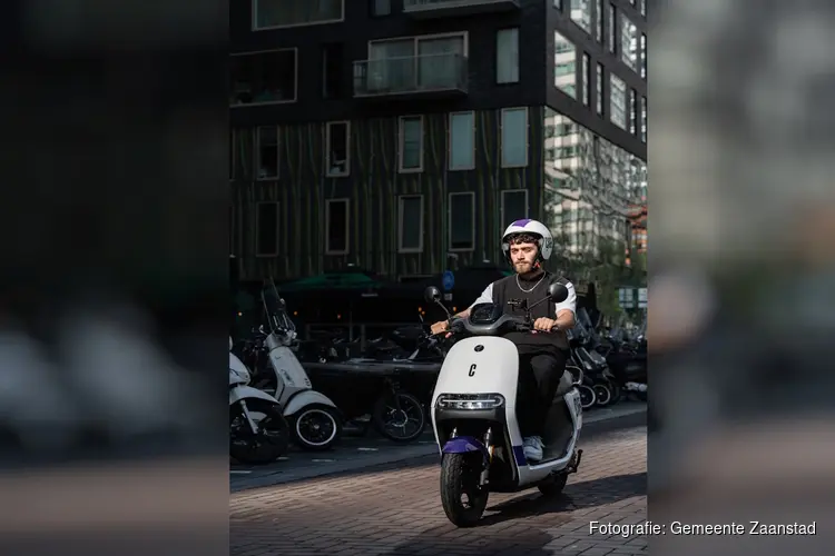 Mooie kans voor inwoners om ervaring op te doen met deelscooters’   Vanaf medio juni tot eind oktober elektrische deelscooters in Zaandam