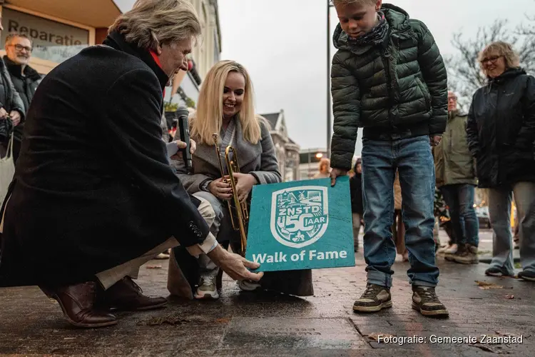 Zaanse Walk of Fame krijgt nieuwe tegels