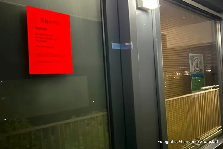 Pandsluiting Indigostraat na actie politie en gemeente