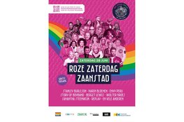 Zaanstad kleurt op 28 juni in alle kleuren tijdens landelijke Roze Zaterdag