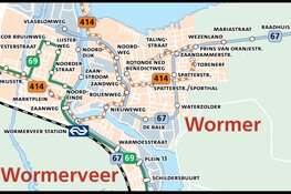Lijn 67 krijgt nieuwe route via Noorderveld met een betere bereikbaarheid voor Wormerveer én routewijziging in Wormer