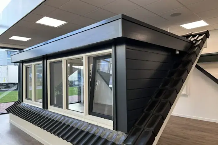 Wat kost een moderne kunststof kozijn in antraciet kleur?