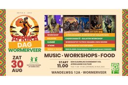 Onvergetelijk Afrikadag Festival keert terug voor de 6e editie in Wormerveer!