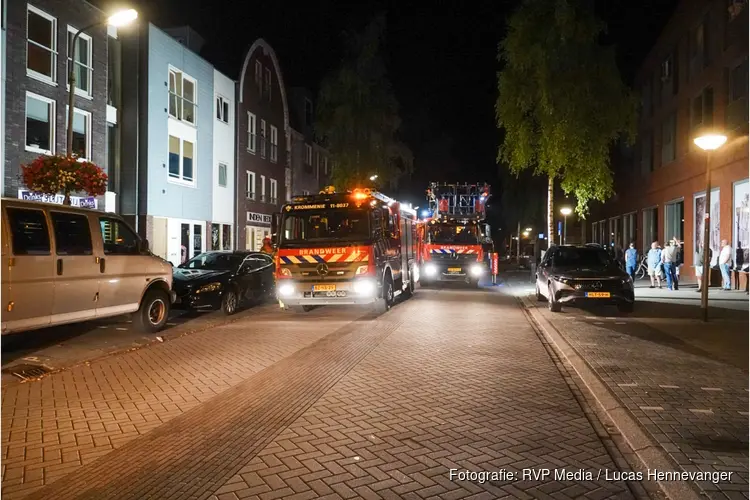 Appartementencomplex ontruimd na brand in Krommenie