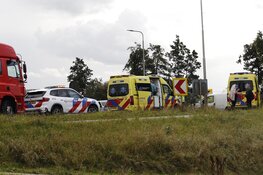 N246 afgesloten na frontale botsing