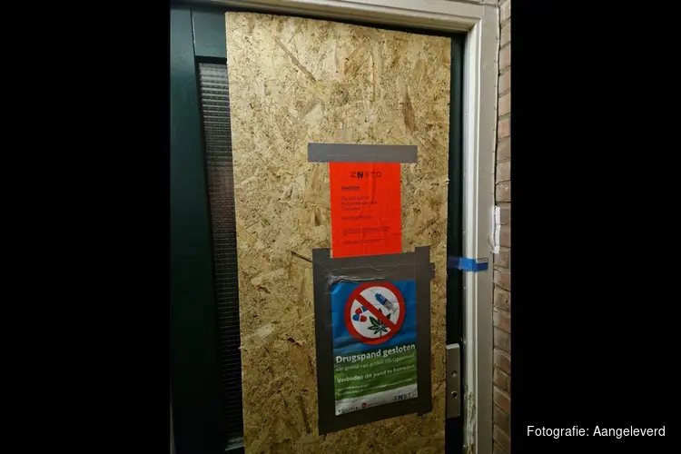 Woning gesloten aan de Landzichtlaan in Krommenie