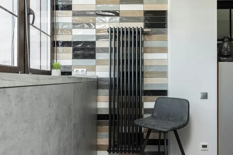 Design radiator als kunstwerk aan de muur steeds normaler