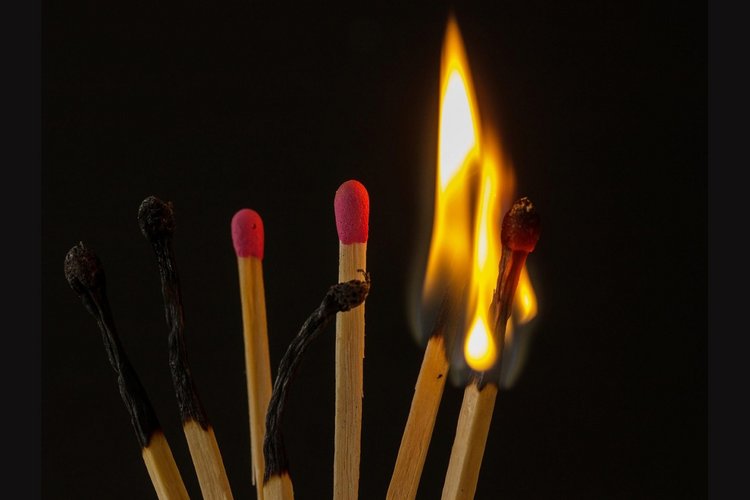 Fases voor een burnout