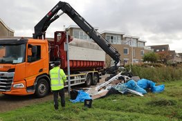 Fietsaccu veroorzaakt brand in vuilniswagen