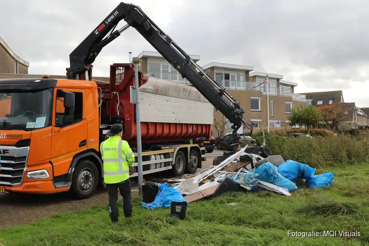 Fietsaccu veroorzaakt brand in vuilniswagen