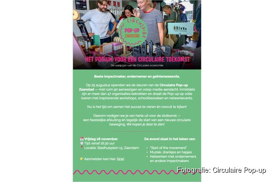 Circulaire Pop-up Zaanstad sluit succesvol af met feestelijke slotbijeenkomst