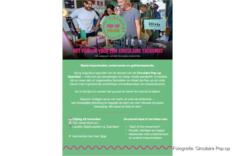 Circulaire Pop-up Zaanstad sluit succesvol af met feestelijke slotbijeenkomst