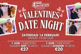Bezorg jouw Valentijn een topavond bij Sir Winston Fun & Games!