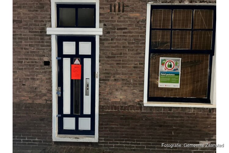 Woning aan de J.C. van Wessemstraat in Zaandam gesloten vanwege illegale prostitutie